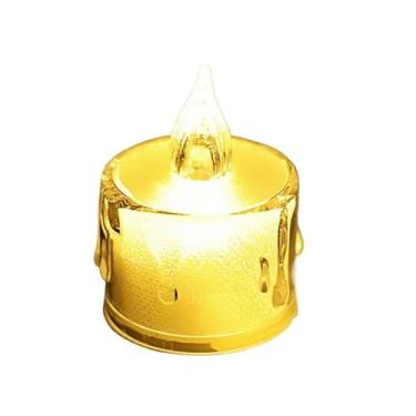 Imagem de 20 Unidades Vela LED Eletrônica Amarela, Decorativa com Baterias Incluídas, Ideal para Festa, Casamento e Decoração(20 Kit Estilo C)