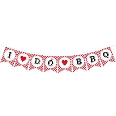 Imagem de Faixa de girassol I Do BBQ - Banner de feliz aniversário para adultos, homens, mulheres, casais, noivado, chá de panela, aniversário, chá de bebê, decorações de festa