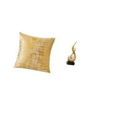 Imagem de Fenteer Capa de Almofada Elegante Abstrata de Fogo, Escultura de Arte Moderna, Almofada para Sala de Estar, Escritório, Dormitório, Carro, Decoração de Casa,