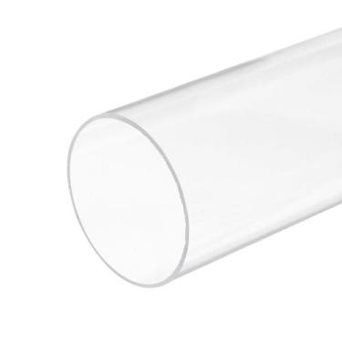 Imagem de Tubo acrílico MECCANIXITY Tubo redondo rígido transparente 66 mm ID 70