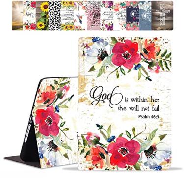 Imagem de POIUYTREW Capa para iPad Pro 11 polegadas (4ª, 3ª, 2ª, 1ª geração) 2022/2021/2020/2018, capa fólio de couro PU com suporte e hibernação automática para iPad Air 5 2022/Air 4 2020 11,9 polegadas,