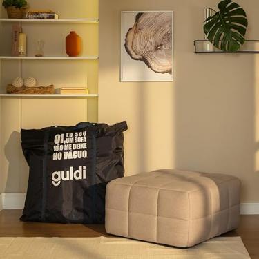 Imagem de Módulo Puff Sofá Guldi Popup Linho Bege