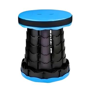 Imagem de Banquinho Retrátil Dobrável Portátil Ajustável em Altura até 44,5 cm com Alça e Capacidade de 120 kg