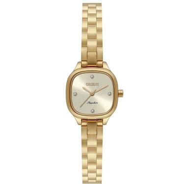 Imagem de Relógio Orient Feminino Ref: Lgss0071 C1kx Retangular Dourado