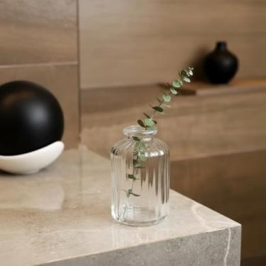 Imagem de Kit 2 Vasos Decorativo em Vidro Jarrinho Flores Solitário Mesa Posta