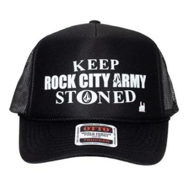Imagem de Boné Rock City X Volcom Keep Stoned Preto-Unissex