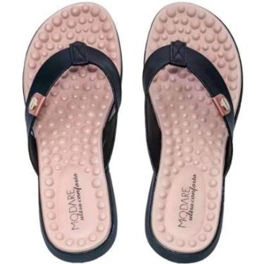 Imagem de Chinelo Ortopédico Modare Feminino Esporão Massageador Macio Amortecedor Sandália Fascite Plantar-Feminino