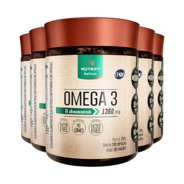 Imagem de Kit 5 Ômega 3 Nutrify 200 Cápsulas