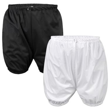 Imagem de Pacote com 2 capas de fraldas para incontinência, cintura ajustável, unissex, com proteção contra vazamento, à prova d'água, cuecas laváveis para incontinência adulta, roupas íntimas reutilizáveis