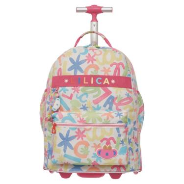 Imagem de Mochilas de Rodas Escolar Lilica Ripilica Lovit Florescer