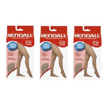 Imagem de Kit com 3 Meias-calça Kendall Média compressão - 1631 - KENDALL MEIAS,