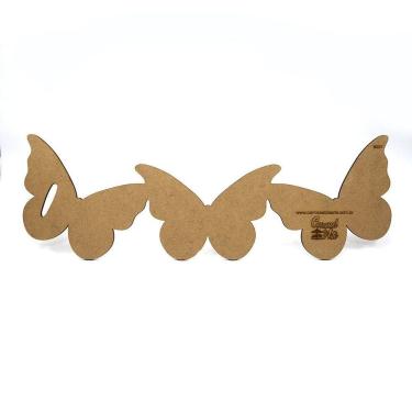 Imagem de Régua Para Barrado Mdf 3 Borboletas