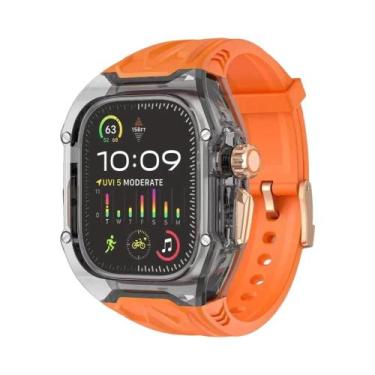 Imagem de Capa Protetora Transparente Com Alça De TPU Para Apple Watch Ultra 9 S