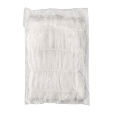 Imagem de Kokiya 100 faixas de cabelo para tratamento facial SPA, ideais para salões de beleza, práticas e convenientes para maquiagem, uso pessoal e banho em hotéis, Branco