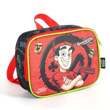 Imagem de Lancheira Térmica de Costas Enaldinho Infantil Escolar Passeio (Vermelho)