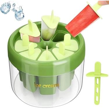 Imagem de Forma de Gelo e Picolé Caseiro, Molde para Sorvete de Plástico