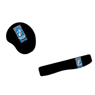 Imagem de Kit Mouse Pad e Apoio de Teclado PM Piauí Brasão