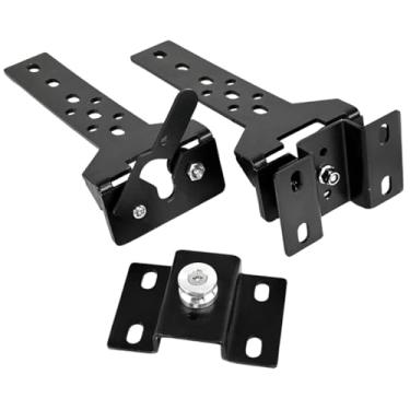 Imagem de Zxpjkyu Kit de Suportes para Toldo de 2 Peças, Acessórios de aço Reforçados à Prova de Vento, Kit de Suportes de Reposição para Toldo, Ferragens, Toldo de Som, Style a