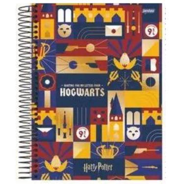 Imagem de Caderno Espiral Capa Dura Universitário 1 Matéria Harry Potter 96 Folhas Jandaia Estampa 5