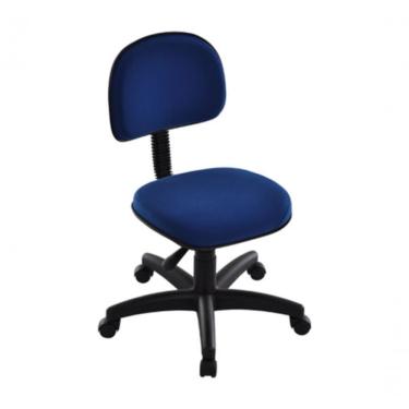 Imagem de Cadeira Secretária Com Base Giratória Linha Robust Azul