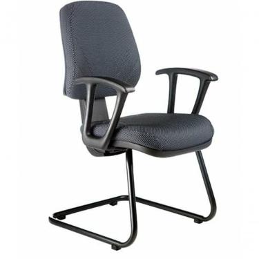 Imagem de Cadeira Executiva Base Fixa em S Linha New Confort Preto