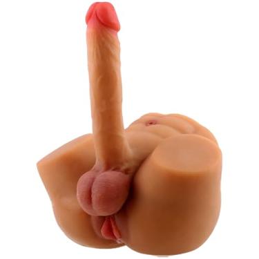 Imagem de HIPGAGA Boneca Sexual Travesti De 8 Lb Com Vibrador Flexível, Sexo Realista, Pênis Enorme, Torso, Bonecas Sexuais Para Mulheres, Pênis De 8 Pol., Masturbação Feminina, Masturbador Unissex, Buceta Ap