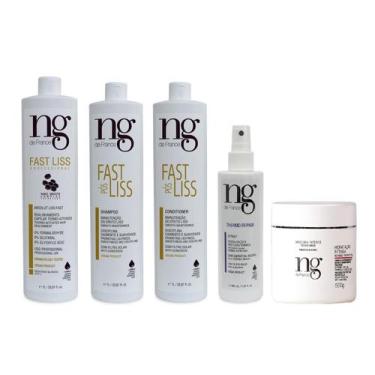 Imagem de Kit Fast Liss +sh. E Cond. Pós Fast +spray Thermo E Másc Int - NG de F