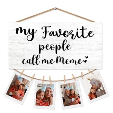 Imagem de CGBHW Melhor porta-retratos de meme para parede, presentes de aniversário de mães para vovó, presente de agradecimento, avó, presente de netos, netos, exibição de fotos pendurada