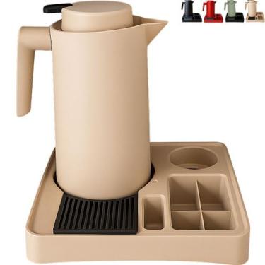 Imagem de Kit Garrafa Térmica 1L VerCelli com Bandeja Cantinho Café Organizadora