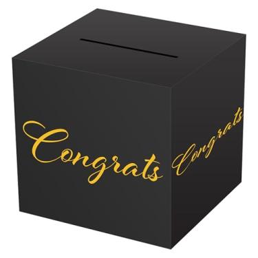 Imagem de Beistle Caixa de cartão multifuncional para eventos: ideal para casamentos, aniversários, chás de bebê, formaturas e muito mais — este porta-cartões decorativo adiciona um toque elegante e funcional a