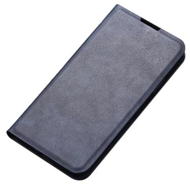 Imagem de LYJSMGZ Capa flip para Huawei Honor Magic 8 Pro/Magic 8, suporte para cartão, capa fina, dissipação de calor, anti-impressão digital, à prova de choque, azul, Majic 8