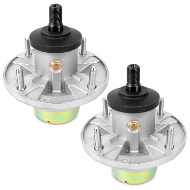 Imagem de wyevee Eixo AM144608 compatível com J OHN Deere X330 X350 X354 X370 ZTrak Z335E Z335M Z345M Z345R Z355E Z355R Z375R Z525E Z535M Z540 S22 40, substitui AM 144608, pacote com 2