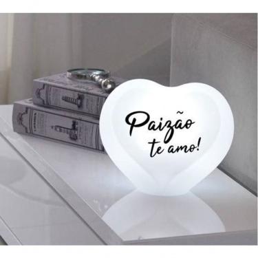 Imagem de Luminária Coração Paizão Te Amo