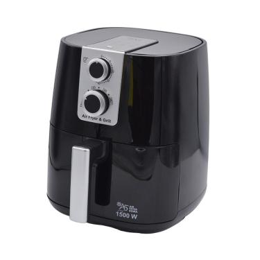 Imagem de Airfryer 4,5L Fritadeira Sem Óleo Antiaderente Roma Preta 220V