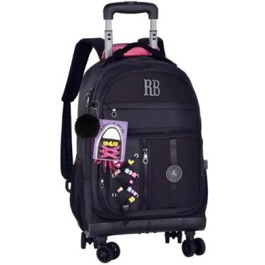 Imagem de Mochila Escolar de Rodinhas 360 Rebecca Bonbon Beaded FUN RB27420 Pret