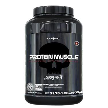 Imagem de Protein Muscle Chocolate 900G, Black Skull
