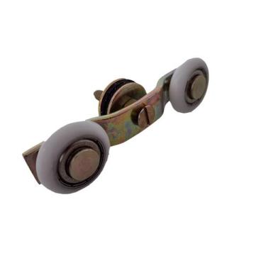 Imagem de Roldana 1125 Dupla Vidro Temperado Box Janela Correr -1un - KMP