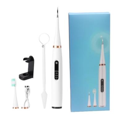 Imagem de Escova de dentes elétrica 2 em 1, que protege a saúde bucal.(3 kit,Branco)