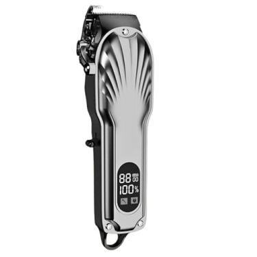 Imagem de Máquina De Cortar Cabelo e Barba Profissional Portátil (cinza)