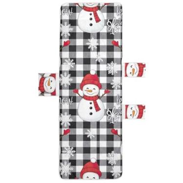 Imagem de Linda capa de cadeira de inverno de Natal para espreguiçadeira, toalha de piscina, lounge, praia, espreguiçadeira, 203 x 76 cm