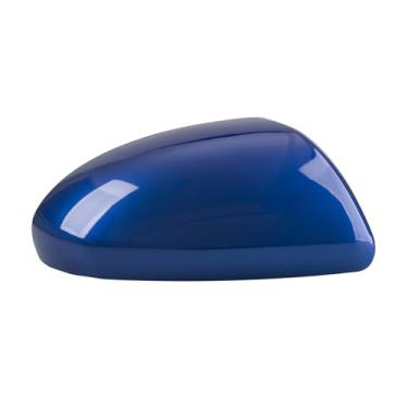 Imagem de Substituição da porta retrovisor do carro espelho lateral capa habitação Compatível com mazda 3 2010-2013 acessórios do carro(Victory Blue Right)
