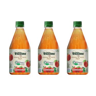 Imagem de Vinagre De Maçã Senhor Viccino Vita Orgânico 420ml - Kit com 3