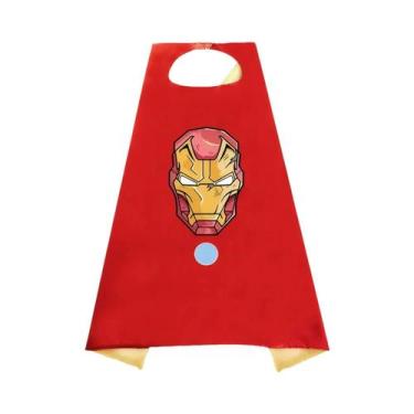 Imagem de Capas De Super-Herói Para Crianças Com Máscara Fantasia Do Homem-Aranh