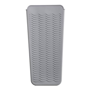 Imagem de Suporte de panela quente de silicone, tapetes reutilizáveis resistentes ao calor - almofada antiderrapante rosa e laranja para mesa de jantar, bancada, cozinha - lavável na lava-louças, flexível para