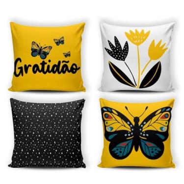 Imagem de Kit 4 Almofadas Digitais Cheias 42x42cm – Capas Sublimação Oxford Personalizadas, Zíper Invisível, Sofá e Cama(14)