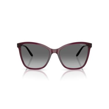 Imagem de Óculos de Sol Vogue Eyewear 0VO5520S 298911 Tam 56 / Vermelho - Lentes Gradient Grey