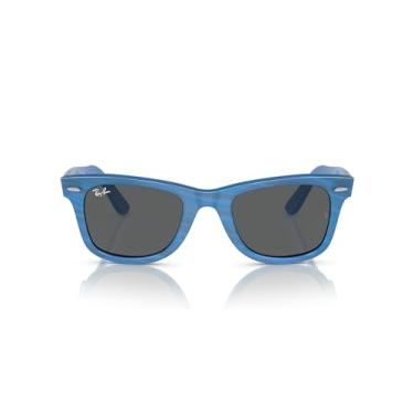 Imagem de Óculos de Sol Ray-Ban Wayfarer 0RB2140 1409B1 Tam 50 / Fotocromatico Azul Claro - Lentes Cinza Escuro