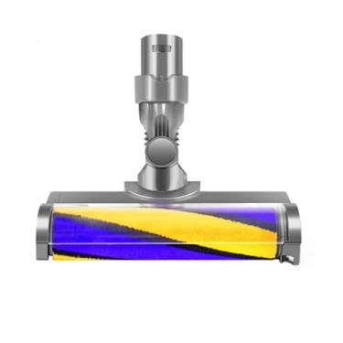 Imagem de Hujscufdjy Aspiradores de pó sem fio com cabeça de escova macia atualizada com luz LED verde para casa, compatível com Dyson V6 V7 V8 V10 V11 V15 V10 Slim V12 Slim(V6)