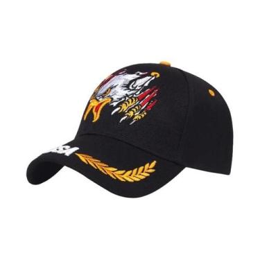 Imagem de Boné De Beisebol Unissex Ajustável Com Bordado De Águia Dos EUA, Chapé