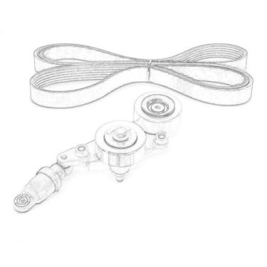 Imagem de AULINK Kit de transmissão de correia serpentina 39092 com tensor (3,5L V6) para Honda Accord 2008-2010, Pilot 2006-2011, Odyssey 2005-2010, Accord Crosstour 2010 49439 89390 31170R70A00 1 311 70RKB005